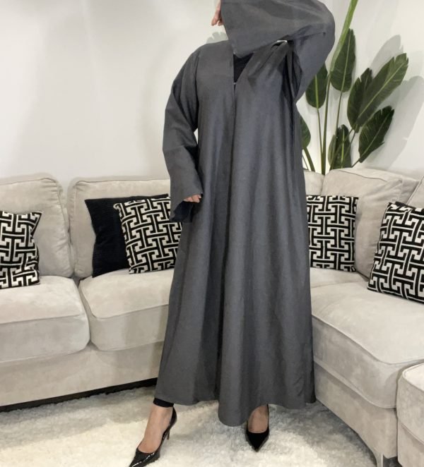 grey overcoat