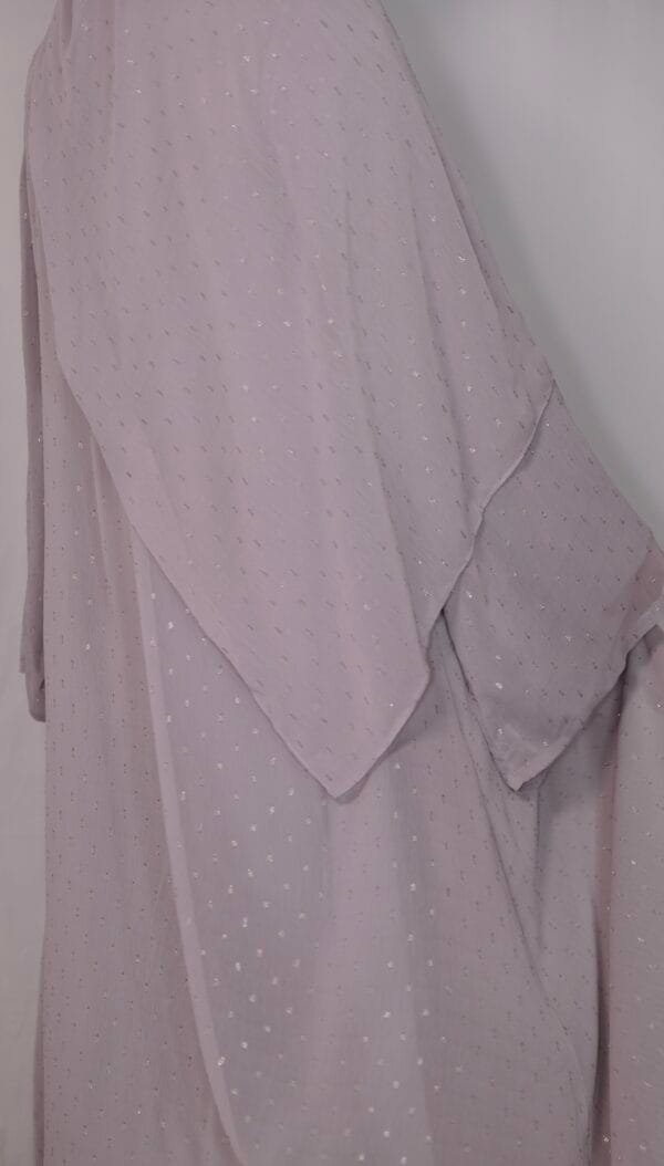Sitara Silver Abaya Set - Image 5