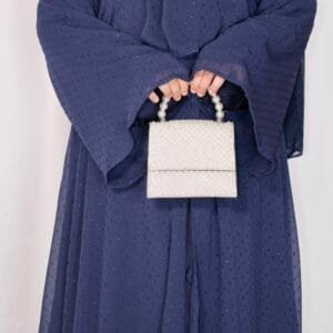 Sitara Navy Blue Abaya Set